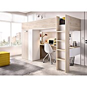 Dekit Litera Spylo (L x An x Al: 112 x 205 x 177 cm, Natural/Blanco/Alistonado) | BAUHAUS