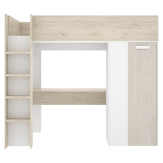 Dekit Litera Spylo (L x An x Al: 112 x 205 x 177 cm, Natural/Blanco/Alistonado) | BAUHAUS