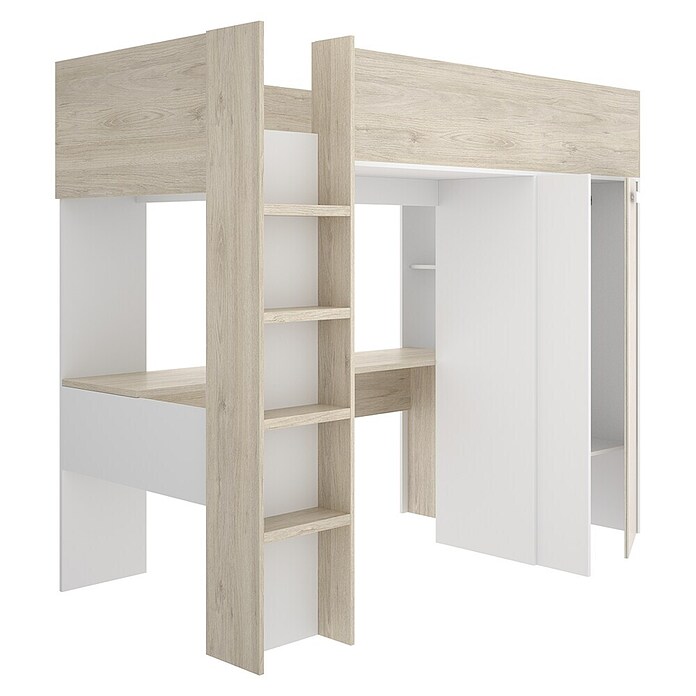 Dekit Litera Spylo (L x An x Al: 112 x 205 x 177 cm, Natural/Blanco/Alistonado) | BAUHAUS