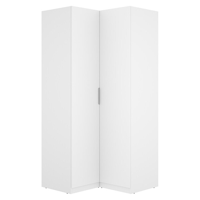 Dekit Armario para ropa Emax (L x An x Al: 95 x 96,9 x 203,5 cm, Blanco, Rinconero, Espesor: 15 mm) | BAUHAUS