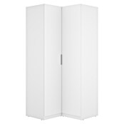 Dekit Armario para ropa Emax (L x An x Al: 95 x 96,9 x 203,5 cm, Blanco, Rinconero, Espesor: 15 mm) | BAUHAUS