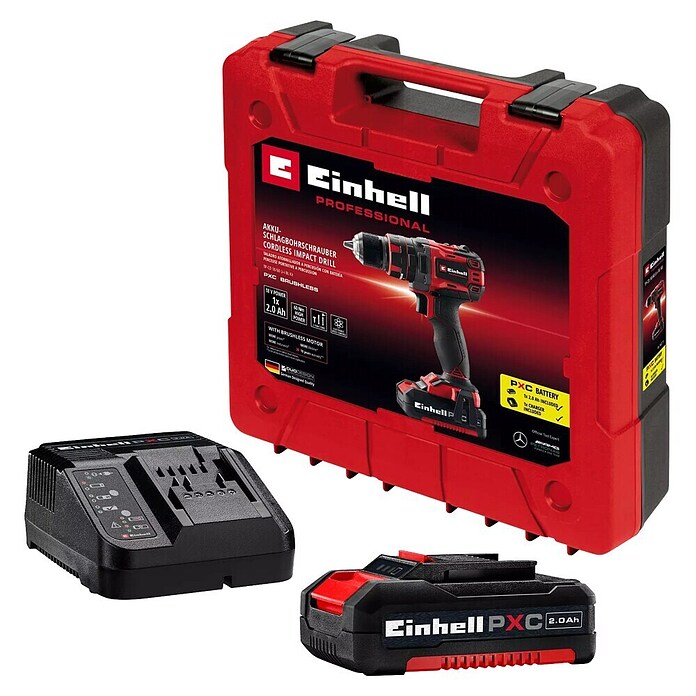 Einhell Professional Akumulatorska udarna bušilica TP-CD 18/60 Li BL  (18 V, 1 baterija, 60 Nm) | BAUHAUS