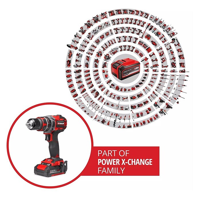 Einhell Professional Akumulatorski udarni vrtalnik TP-CD 18/60 Li-i BL  (18 V, 1 baterija, 2 Ah, 60 Nm) | Akumulatorski vijačniki in vrtalniki | Vrtalniki in vijačniki | Stroji | Orodja in stroji | Izdelki | BAUHAUS
