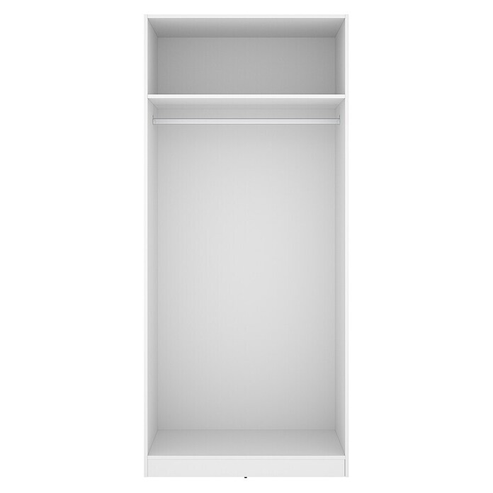Dekit Armario para ropa Emax (L x An x Al: 51,4 x 91 x 203,5 cm, Blanco, Espesor: 15 mm) | BAUHAUS