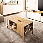 Dekit Sky Mesa de centro (L x An x Al: 50 x 100 x 42,5 cm, Roble Nordic) | BAUHAUS