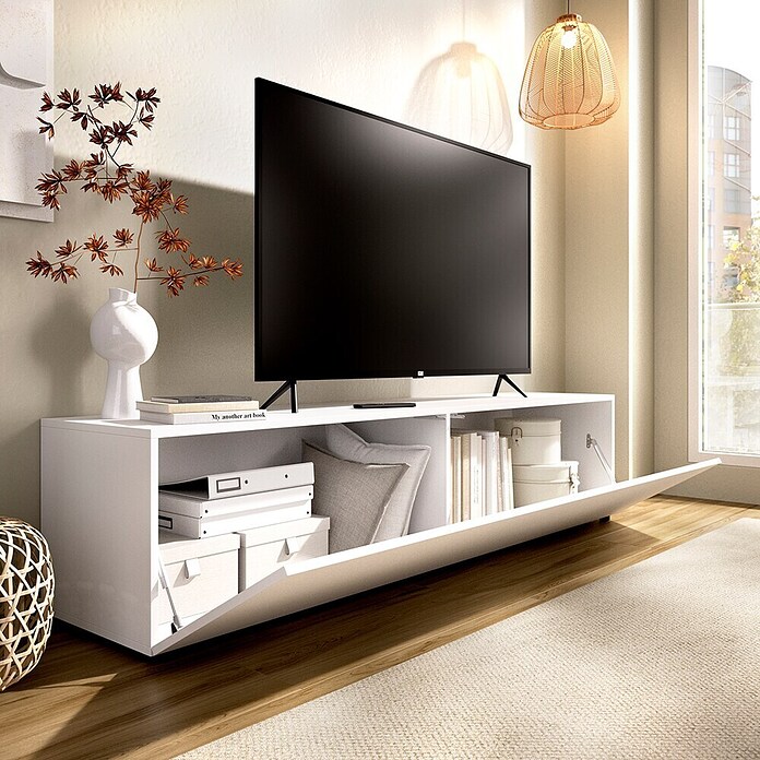 Dekit Mueble para TV Noka (L x An x Al: 41,5 x 180 x 42 cm, Blanco) | BAUHAUS