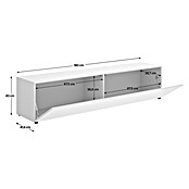 Dekit Mueble para TV Noka (L x An x Al: 41,5 x 180 x 42 cm, Blanco) | BAUHAUS