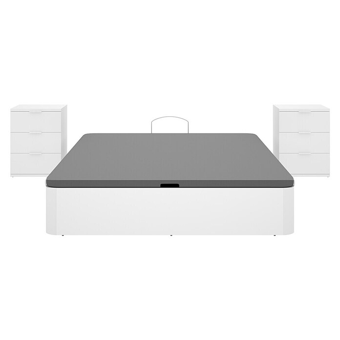 Dekit Canapé Round (190 x 135 x 32 cm, Blanco, Abatible) | BAUHAUS