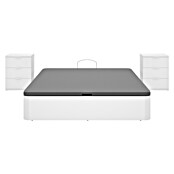 Dekit Canapé Round (190 x 135 x 32 cm, Blanco, Abatible) | BAUHAUS
