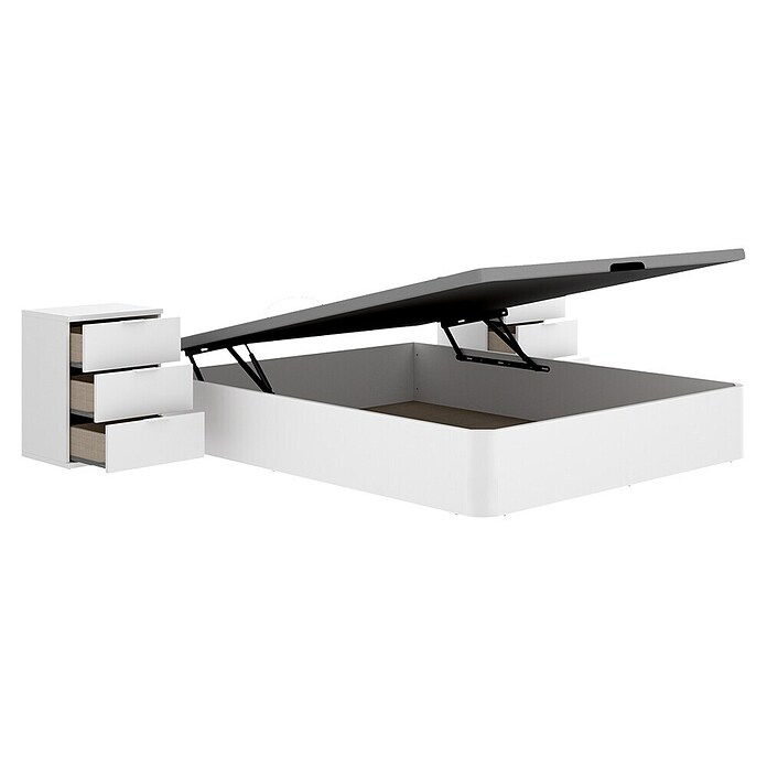 Dekit Canapé Round (190 x 135 x 32 cm, Blanco, Abatible) | BAUHAUS