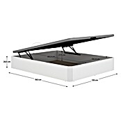 Dekit Canapé Round (190 x 135 x 32 cm, Blanco, Abatible) | BAUHAUS