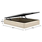 Dekit Canapé Round (190 x 150 x 32 cm, Roble Cambrian, Abatible) | BAUHAUS