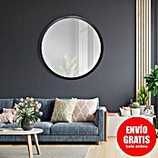 Espejo de pared Circular (Diámetro: 70 cm, Negro) | BAUHAUS