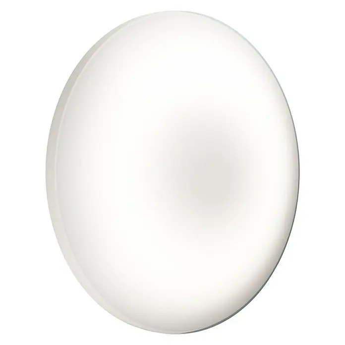 Ledvance LED-Wand- & Deckenleuchte Pure - 21 W, Weiß, Durchmesser: 400 mm - Ein glänzender, weißer runder Knopf, ideal für moderne Designs und vielseitige Anwendungen.