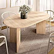 Dekit Bari Mesa de comedor (L x An x Al: 90 x 140 x 76,3 cm, Roble Natural, Extensible) | BAUHAUS