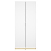 Dekit Armario para ropa Emax (L x An x Al: 51,4 x 91 x 203,5 cm, Roble claro/Blanco, Espesor: 15 mm) | BAUHAUS