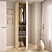 Dekit Armario para ropa Emax (L x An x Al: 51,4 x 45,5 x 203,5 cm, Roble claro/Blanco, Espesor: 15 mm) | BAUHAUS