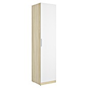 Dekit Armario para ropa Emax (L x An x Al: 51,4 x 45,5 x 203,5 cm, Roble claro/Blanco, Espesor: 15 mm) | BAUHAUS