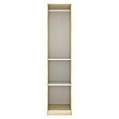 Dekit Armario para ropa Emax (L x An x Al: 51,4 x 45,5 x 203,5 cm, Roble claro/Blanco, Espesor: 15 mm) | BAUHAUS