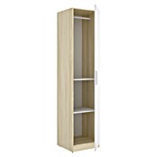 Dekit Armario para ropa Emax (L x An x Al: 51,4 x 45,5 x 203,5 cm, Roble claro/Blanco, Espesor: 15 mm) | BAUHAUS