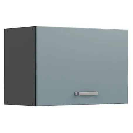 Vicco  Schrankküche R-Line Blau-Grau Flach