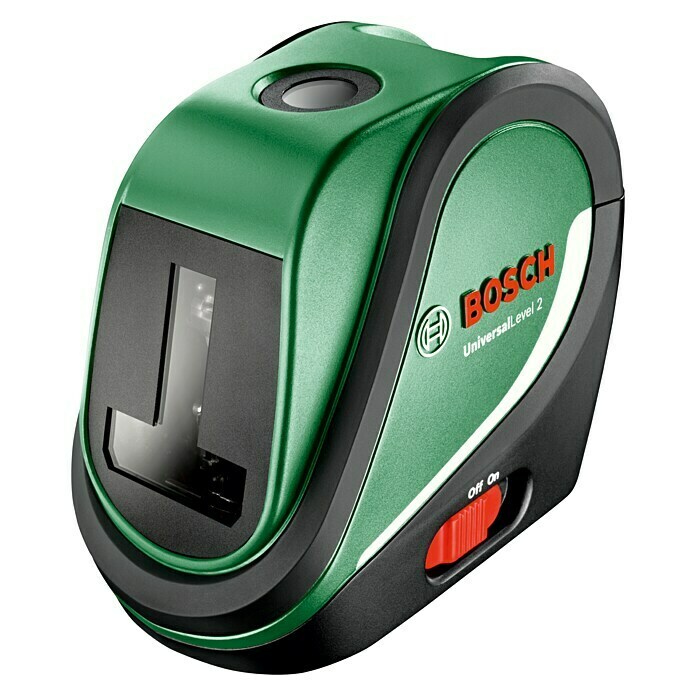 Bosch Kreuzlinienlaser Universal Level 2Max. Arbeitsbereich: 10 m, Mit Stativ Left Side View