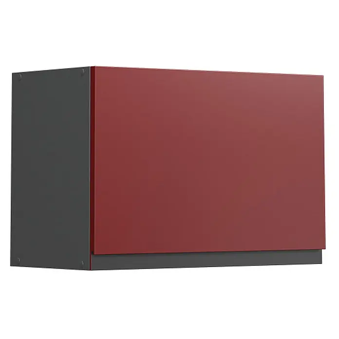 Vicco Hängeschrank R-Line, Rot, 60 cm -  - Roter Modulschrank mit dunkelgrauem Korpus, passend für Küchen- oder Aufbewahrungssysteme.