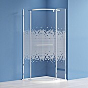 Roth Polkrožna tuš kabina Ancona Cubic  (90 x 90 x 195 cm, Ergonomski ročaj z možnostjo obešanja brisač, Srebrna) | 3682 - Runddusche | DADB - Duschabtrennungen | DAD - Badausstattung | DA - Badausstattung/Bäderwelt | D - Sanitär | BAUHAUS
