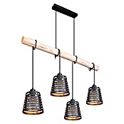 Globo Viseča svetilka Ablona  (60 W, Do x Š x V: 85 x 17 x 120 cm, Črna, E27) | 3015 - Pendelleuchte Wohnraum | CACA - Pendelleuchte Wohnraum | CAC - Indoorleuchten | CA - Beleuchtung | C - Elektro | BAUHAUS