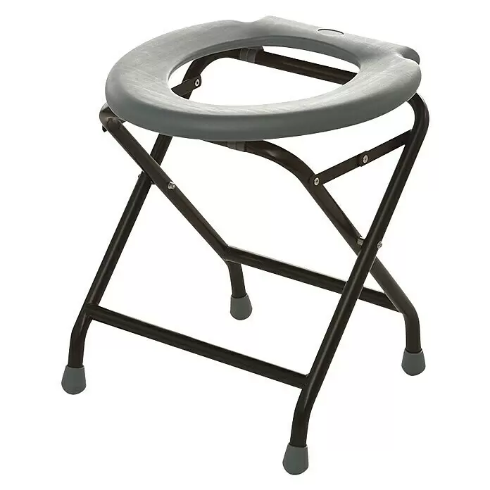 Yachticon Klapp-Toilette - L x B x H: 39 x 40 x 46 cm, Grau