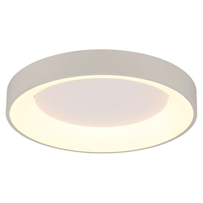 Globo Okrugla stropna LED svjetiljka Gallegos  (48 W, Ø x V: 50 cm x 85 mm, Bež) | BAUHAUS