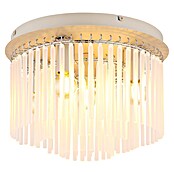 Globo Deckenleuchte rund Gorley (40 W, Ø x H: 32 x 23 cm, Sandfarben, E14) | BAUHAUS