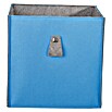 Phönix Atlanta Aufbewahrungsbox (L x B x H: 34 x 34 x 34 cm, Filz, Aqua/Grau)