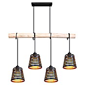 Globo Viseča svetilka Ablona  (60 W, Do x Š x V: 85 x 17 x 120 cm, Črna, E27) | 3015 - Pendelleuchte Wohnraum | CACA - Pendelleuchte Wohnraum | CAC - Indoorleuchten | CA - Beleuchtung | C - Elektro | BAUHAUS