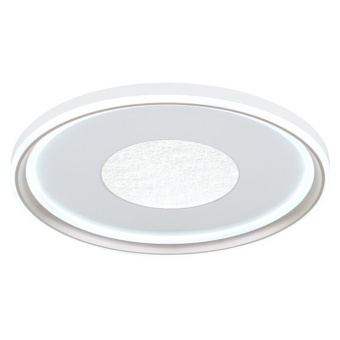 Globo Okrugla stropna LED svjetiljka Eila  (60 W, Ø x V: 59 x 6,5 cm, Bež) | BAUHAUS