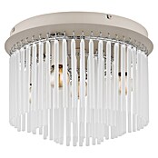 Globo Deckenleuchte rund Gorley (40 W, Ø x H: 32 x 23 cm, Sandfarben, E14) | BAUHAUS
