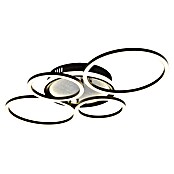 Globo LED stropna svjetiljka Alvis  (D x Š x V: 722 x 517 x 100 mm, Crna, Neutralno bijelo) | BAUHAUS
