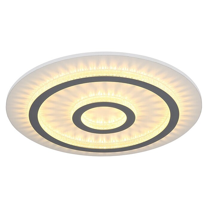 Globo Okrugla stropna LED svjetiljka Jayden  (40 W, Ø x V: 45 x 5,5 cm, Bijela, Bijela) | BAUHAUS