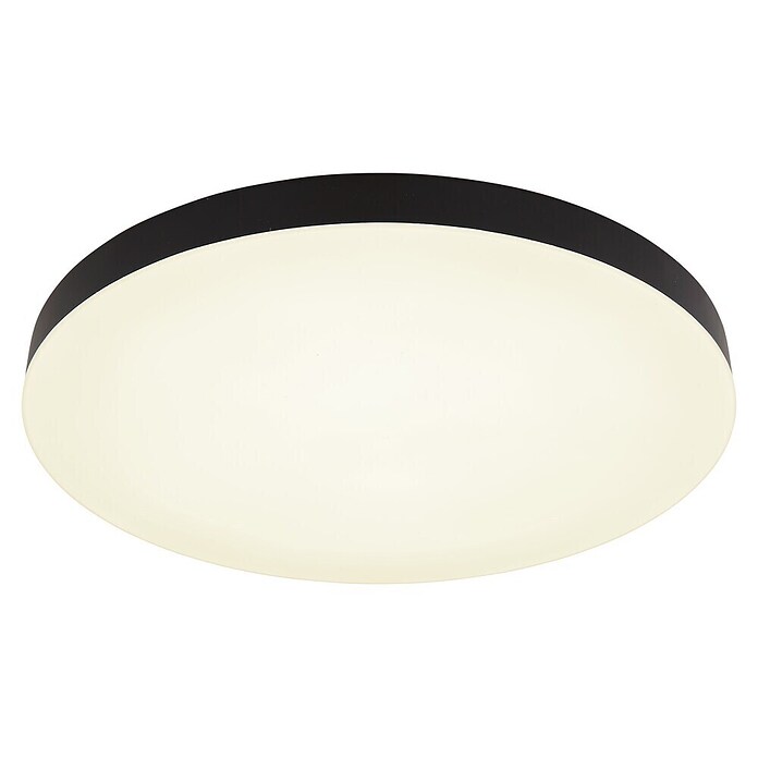 Globo Okrugla stropna LED svjetiljka Matthew  (Ø x V: 50 x 4,5 cm, Bijela) | BAUHAUS