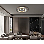 Globo Okrugla stropna LED svjetiljka Jayden  (50 W, Ø x V: 60 x 4,6 cm, Antracit, Topla bijela) | BAUHAUS