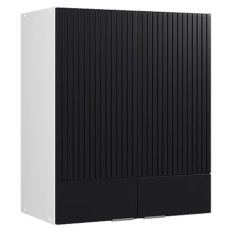 Vicco Hängeschrank Fame-Line, Schwarz gestreift, 60 cm