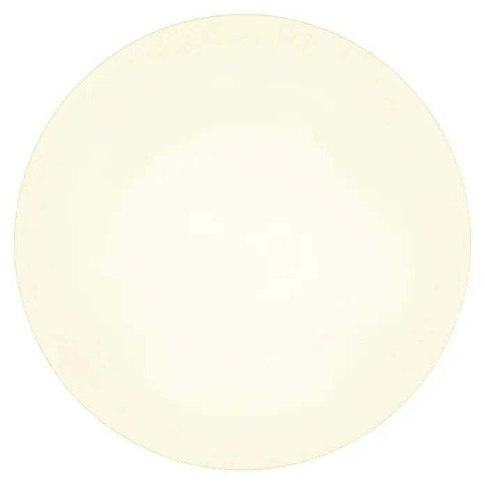 Globo LED-Deckenleuchte rund Matthew - Ø x H: 50 x 4,5 cm - Glatte, hellgelbe kreisförmige Scheibe.