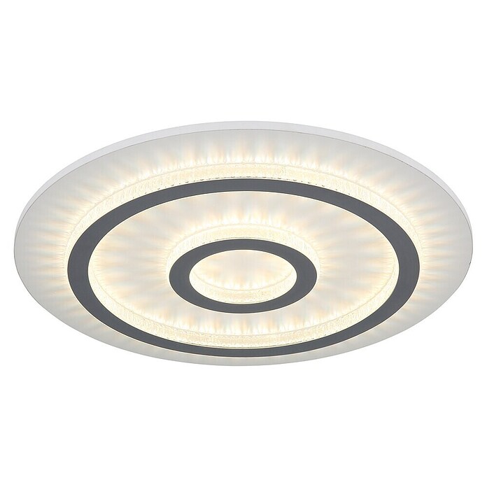 Globo Okrugla stropna LED svjetiljka Jayden  (40 W, Ø x V: 45 x 5,5 cm, Bijela, Bijela) | BAUHAUS