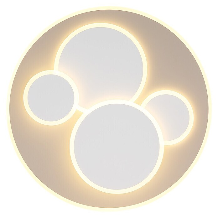 Globo Okrugla stropna LED svjetiljka Monty  (40 W, Topla bijela) | BAUHAUS