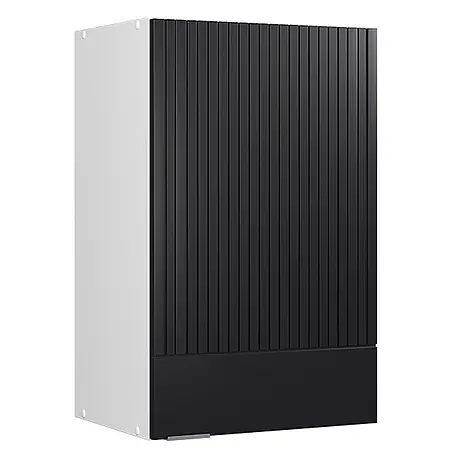 Vicco  Schrankküche Fame-Line Schwarz gestreift