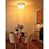 Globo Deckenleuchte rund Gorley (40 W, Ø x H: 32 x 23 cm, Sandfarben, E14) | BAUHAUS