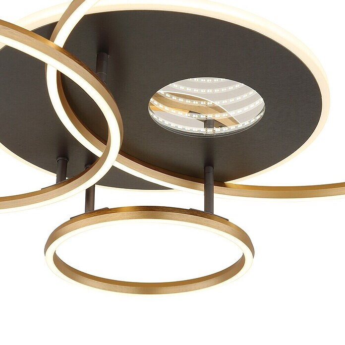 Globo LED-Deckenleuchte Invertina (54 W, L x B x H: 900 x 700 x 130 mm) | BAUHAUS