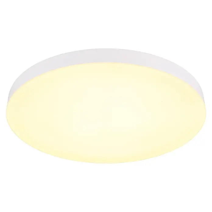 Globo LED-Deckenleuchte rund Matthew - 50 W - Ovale weiße LED-Deckenleuchte mit warmweißer Beleuchtung.