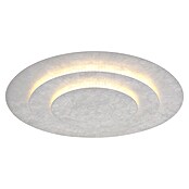 Globo Okrugla stropna LED svjetiljka Heda  (40 W, Ø x V: 49 x 7,5 cm, Srebrna, Topla bijela) | BAUHAUS