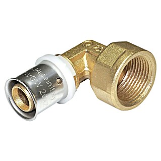 Comisa Press prehodno koleno (Premer: 16 mm, Notranji navoj: ½″, 90 °)